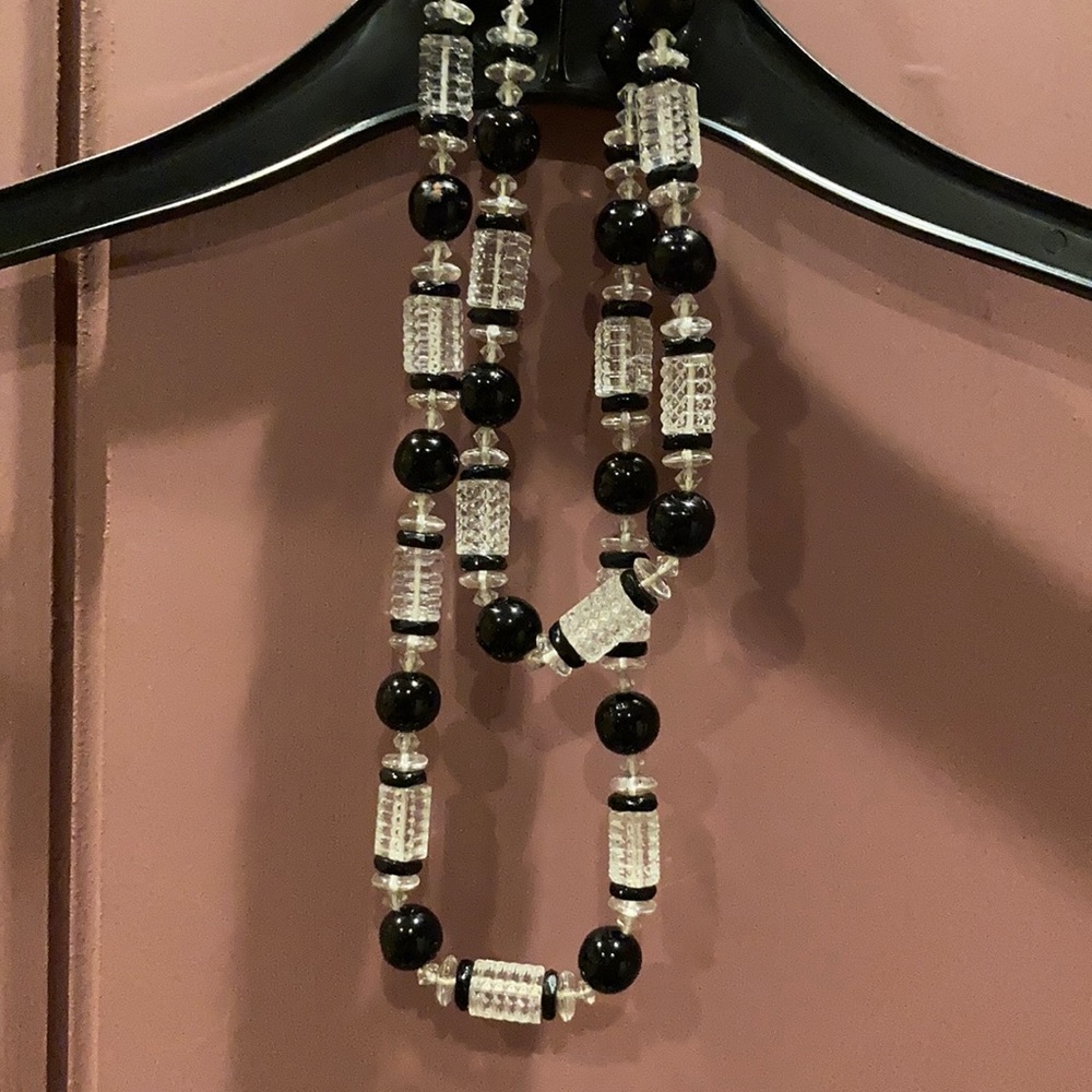Vintage Czech RareCrystal Bead Necklace